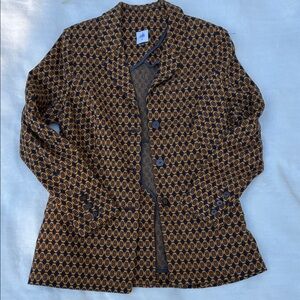 Cabi Kensington Star Proper Stand out Medallion blazer M